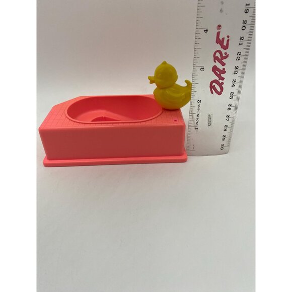 Vintage 1995 Mattel Barbie Bathtime Fun Kelly Pink Bathtub - Picture 4 of 8